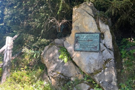 Wanderung mit Toni Senior zur Reitalm