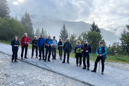 Wanderung mit Toni sen. zur Maurachalm