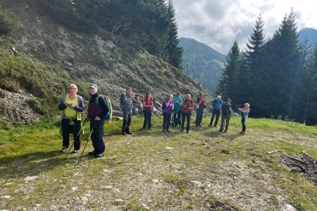 Wanderung mit Toni sen. zur Maurachalm