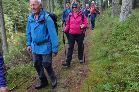 Wanderung mit Maria zur Hirschgrubenalm