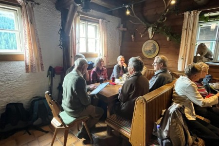 Wanderung mit Toni Sen. zur Breitenebenalm