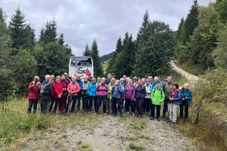 Wanderung mit Toni Sen. zur Breitenebenalm