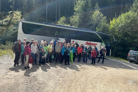 Wanderung mit Toni Sen. zur Breitenebenalm