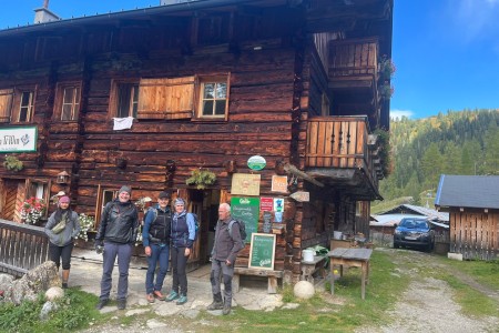 Wanderung mit Toni sen. im Gebiet der Filzmoosalm