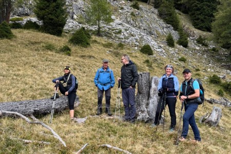 Wanderung mit Toni sen. im Gebiet der Filzmoosalm