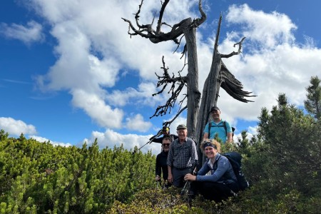 Wanderung mit Toni sen. im Gebiet der Filzmoosalm