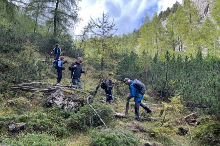Wanderung mit Toni sen. im Gebiet der Filzmoosalm