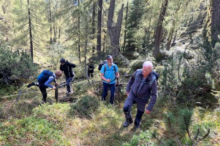 Wanderung mit Toni sen. im Gebiet der Filzmoosalm