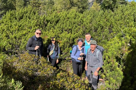 Wanderung mit Toni sen. im Gebiet der Filzmoosalm