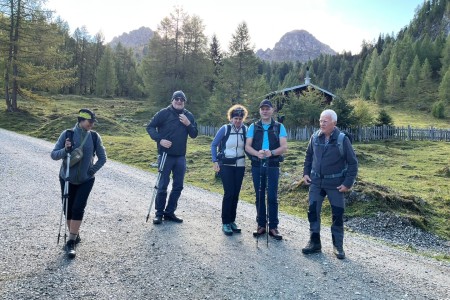 Wanderung mit Toni sen. im Gebiet der Filzmoosalm