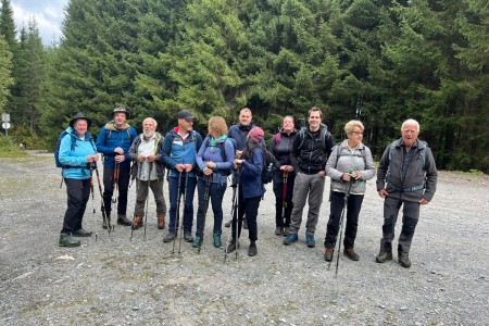 Wanderung mit Toni sen. zur Bichlalm