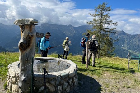 Wanderung mit Toni sen. zur Bichlalm