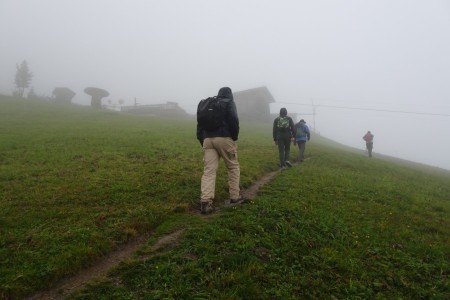 Wanderung mit Maria jun. von der Weißalm zur Loosbühelalm