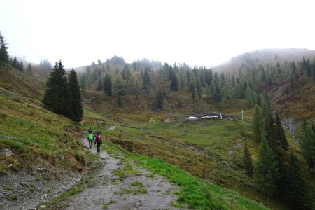 Wanderung mit Maria jun. von der Weißalm zur Loosbühelalm