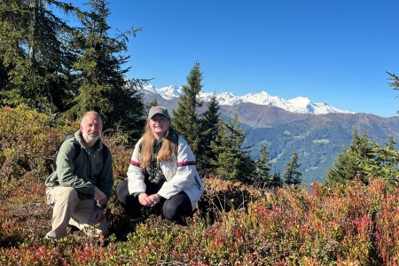 Wanderung mit Toni Senior im Gebiet der Bergbahnen