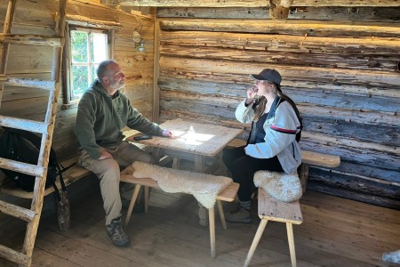 Wanderung mit Toni Senior im Gebiet der Bergbahnen