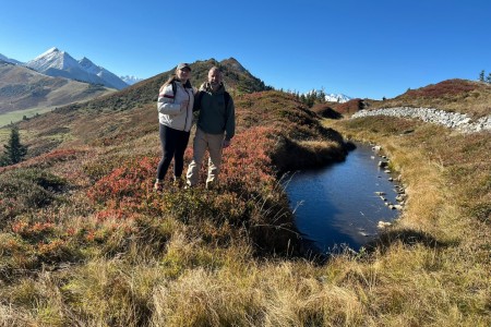Wanderung mit Toni Senior im Gebiet der Bergbahnen