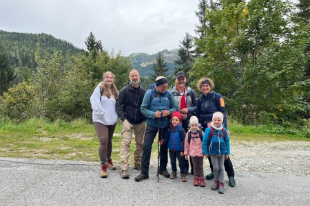 Wanderung mit Toni Senior von Geslegg zur Maurachalm