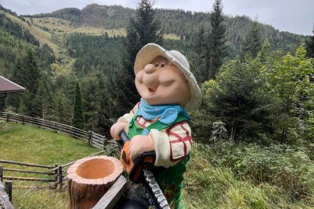 Wanderung mit Toni Senior von Geslegg zur Maurachalm