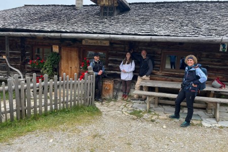 Wanderung mit Toni Senior von Geslegg zur Maurachalm