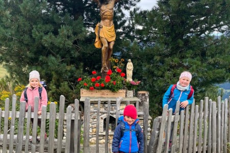 Wanderung mit Toni Senior von Geslegg zur Maurachalm