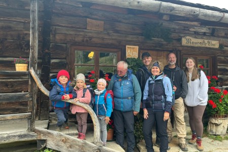 Wanderung mit Toni Senior von Geslegg zur Maurachalm