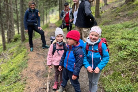Wanderung mit Toni Senior von Geslegg zur Maurachalm