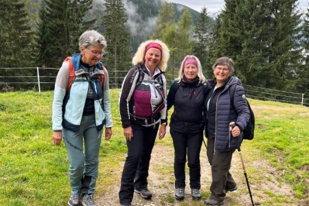 Wanderung mit Toni sen. im Gebiet der Breitenebenalm