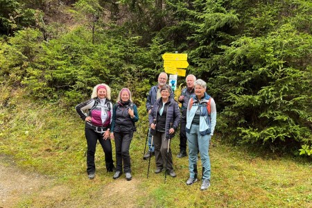 Wanderung mit Toni sen. im Gebiet der Breitenebenalm