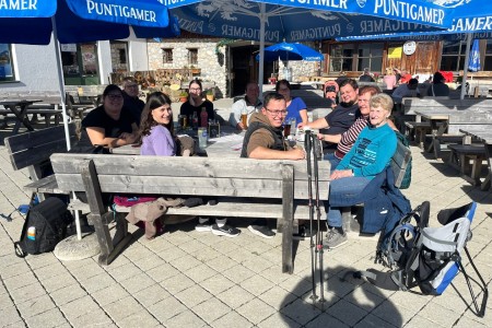 Wanderung mit Toni Senior im Gebiet der Bergbahnen