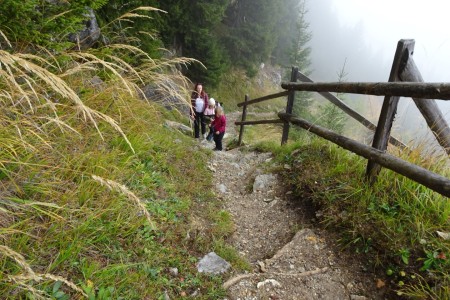 Wanderung mit Maria jun. zum Wetterkreuzsattel