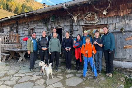 Wanderung mit Toni sen. im Ellmautal