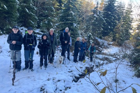 Wanderung mit Toni Sen. im Gebiet der Breitenebenalm