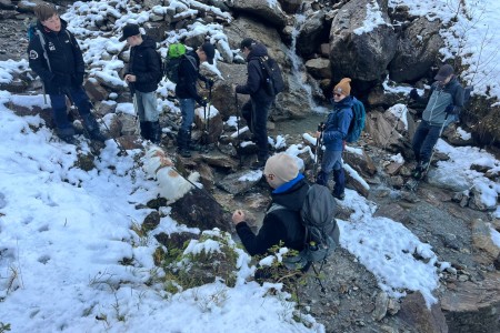 Wanderung mit Toni Sen. im Gebiet der Breitenebenalm