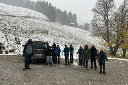 Wanderung mit Toni Sen. im Gebiet der Breitenebenalm