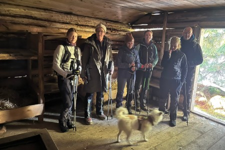 Wanderung mit Toni Sen. im Gebiet der Breitenebenalm