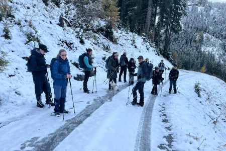 Wanderung mit Toni Sen. im Gebiet der Breitenebenalm