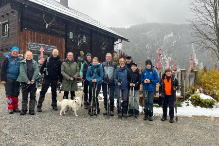 Wanderung mit Toni Sen. im Gebiet der Breitenebenalm