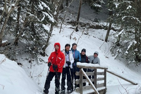 Schneeschuhwanderung mit Toni sen.