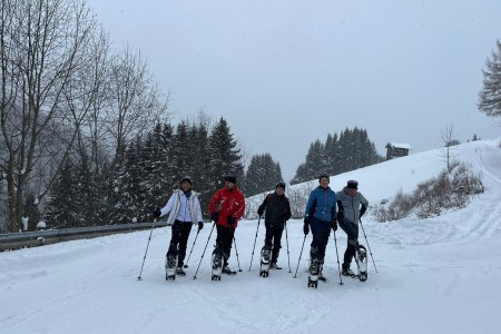 Schneeschuhwanderung mit Toni sen.