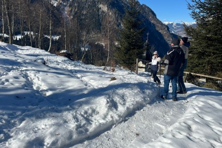 Winterwanderung mit Toni sen.