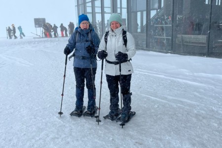 Schneeschuhwanderung mit Toni sen.
