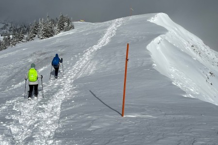 Schneeschuhwanderung mit Toni sen.