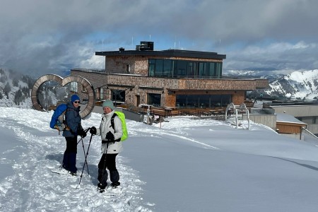 Schneeschuhwanderung mit Toni sen.
