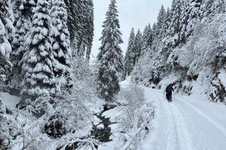 Schneeschuhwanderung mit Toni sen.