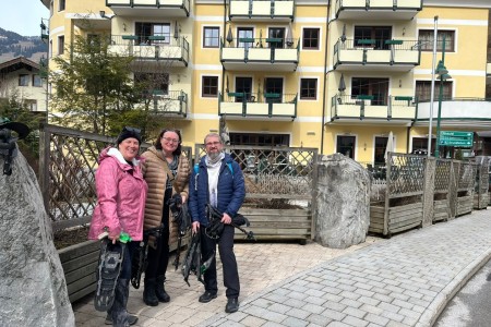 Schneeschuhwanderung mit Toni sen.