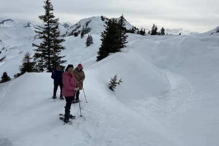 Schneeschuhwanderung mit Toni sen.