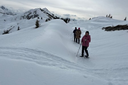 Schneeschuhwanderung mit Toni sen.