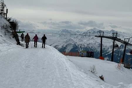 Schneeschuhwanderung mit Toni sen.