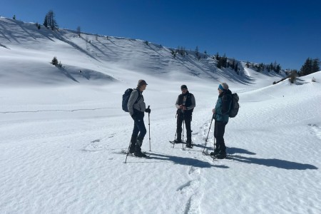 Schneeschuhwanderung mit Toni sen.